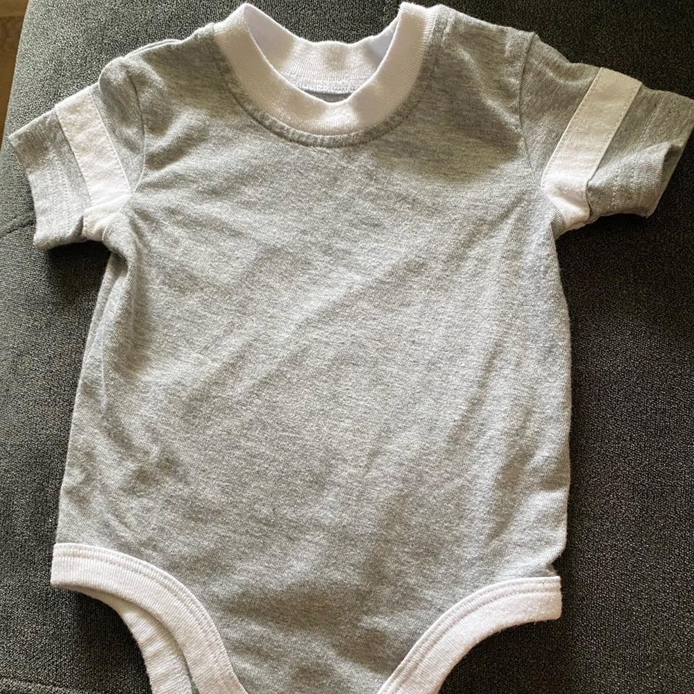 Gray onesie